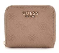 GUESS Cresidia II SLG Zip Around Wallet S Dark Taupe Logo