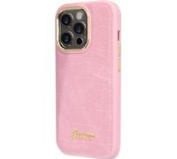 Guess Croco Collection - Housse pour iPhone 14 Pro Max (rose)