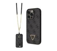 Guess Crossbody 4G Metal Logo Case, Noir - iPhone 14 Pro Max