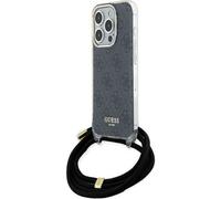 Coque Guess en TPU rigide avec Bandoulire pour Apple iPhone 15 Pro 6.1 - noir