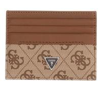 GUESS Cuir Porte-Cartes Milano Card Holder Beige/Cognac Brun