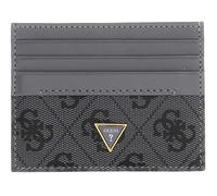 GUESS Cuir Porte-Cartes Milano Card Holder Black/Antracite Gris