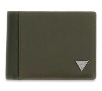 GUESS Cuir Porte-Monnaie Berna Bifold Wallet Military Green Vert foncé