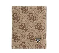 GUESS Cuir Porte-Monnaie Milano Bifold Wallet Beige/Brown Marron Clair