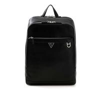 GUESS Cuir sac à dos de loisirs pour ordinateur portable Monaco Squared Backpack Black noir