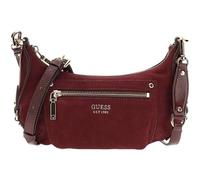 GUESS Cuir sac à épaule bandoulière Marsha Mini Crossbody Bag Burgundy rouge foncé