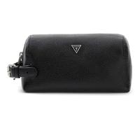 GUESS Cuir Trousse de Toilette Monaco Necessaire Black Noir