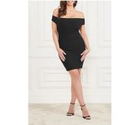 GUESS Dahlia Off Shoulder Jet Black A996 Taille: 46 | Robes Mini Outlet | Femme | Le Noir