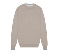 Guess - Daniel CN LS Basic Sweater - Homme - Pulls - Beige - Taille: M