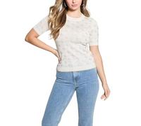 Guess Débardeur Guendalina coton noir/argent logo strassé Taille S