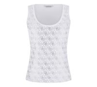 Guess - Débardeur côtelé - Femme - Tops - Blanc - Taille: 36 FR
