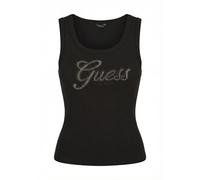 Guess Débardeur Jeans Logo Script Jblk Jet Black A996, Noir, L