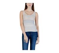 Guess - Débardeur Sans Manches à Col Rond - Femme - Tops - Beige - Taille: 42 FR