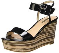 Guess Deysi Sandales compensées pour Femme - Noir - Noir, 37 EU EU