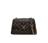 Guess Sac bandoulière Dorys Convertible à rabat Logo Marron Femme
