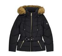 Guess - Doudoune courte Fatema ceinturée - Femme - Vestes - Noir - Taille: 46 FR