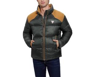 GUESS Doudoune Larry pour homme, Olive Morning Multi, X-Large