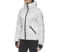 GUESS Doudoune légère pour femmes, blanc, taille M, blanc, Medium