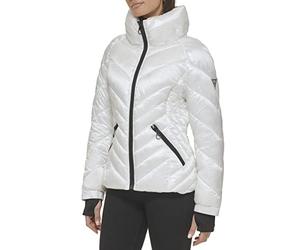 GUESS Doudoune légère pour femmes, blanc, taille S, blanc, Small