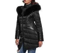 Guess Doudoune longue en polyuréthane pour femme W4BL61WGLZ0