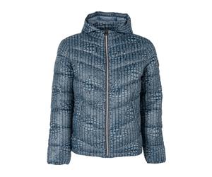 Guess - Doudoune Matelassée avec Capuche Amovible - Homme - Vestes - Bleu - Taille: XS