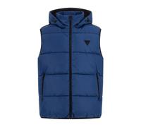 Guess - Doudoune sans manches à capuche - Bleu - Homme - Vestes - Bleu - Taille: L