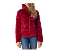 Guess Doudoune Teoma Femme Courte Effet Velours Rouge M