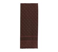 Guess - Écharpe à logo jacquard - Femme - Accessoires - Brun - Taille: ONE Size