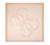 GUESS Écharpe beige pour femme - Eco Erica Kefiah 120x120 Latte Logo 331213