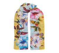 GUESS Écharpe bleu clair rose pour femme - Scarf 70X180 Sky Multi 290625