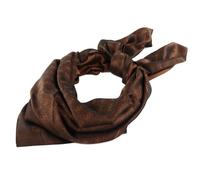 GUESS Écharpe brun foncé pour femme - Noelle Kefiah Scarf 125X125 Brown Logo 235515