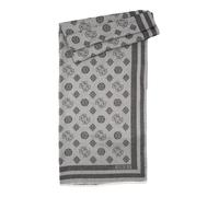 GUESS Écharpe 'Ella' gris / noir chiné, Taille One Size