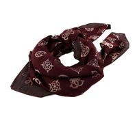 GUESS écharpe Fynna Kefiah Scarf 125X125 Mocha Logo / Merlot