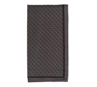 GUESS Écharpe gris foncé noir pour femme - Katya Scarf 90x180 Coal Logo 309943