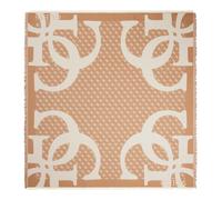GUESS écharpe Jacquard Kefiah Scarf 135X135 Beige écru