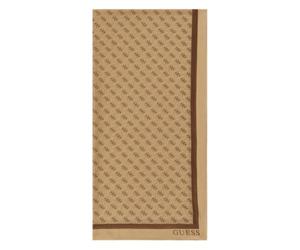 GUESS Écharpe Katia 90×180 4g logo AW5341POL03 lait logo