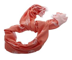 GUESS écharpe Loralee Scarf 80X190 Coral corail