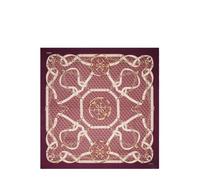 GUESS écharpe Noelle Printed Kefiah Scarf 130X130 Wine Bordeaux
