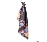 GUESS Écharpe noir rose pour femme - Foulard 120x120 Black Multi 290617