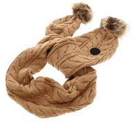 GUESS écharpe Scarf 25X180 Coffee Cream marron clair