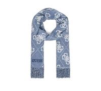 GUESS écharpe unisexe, bleu, 66,0 cm X 196,0 cm
