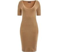 GUESS Eco Alice Ss V Neck Swea Nude Sand Taille: S | Robes Mini Outlet | Femme | Marron
