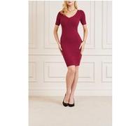 GUESS Eco Alice Ss V Neck Swea Purple Petal Taille: 42 | Robes Mini Outlet | Femme | Mauve