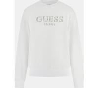 GUESS Sweat-shirt Eco Beau pour homme, blanc pur, X-Large