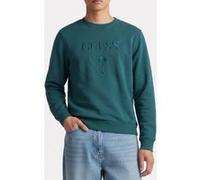 GUESS Eco Beau Cn Sweatshirt True Teal Taille: XXL | Pulls Outlet | Homme | Cyan