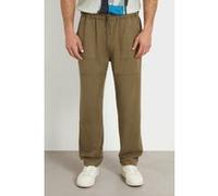 GUESS Eco Bowie Draw Cord Pant Oak Tree Multi Taille: S | Pantalons tailleur Outlet | Homme
