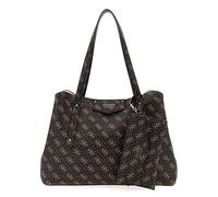 GUESS Eco Brenton Bucket, Hobo Femme, Taille Unique, Logo marron, Taille unique