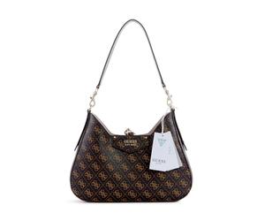 GUESS Eco Brenton Hobo Brown Logo