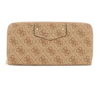 GUESS Eco Brenton SLG Large Zip Around Wallet L Latte Logo