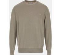 GUESS Eco Chesley Washed Ls Cn Sage Plant Taille: S | Pulls Outlet | Homme | Vert